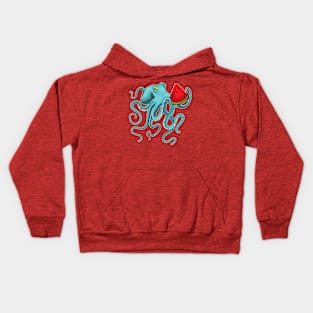 Octopus Watermelon Kids Hoodie